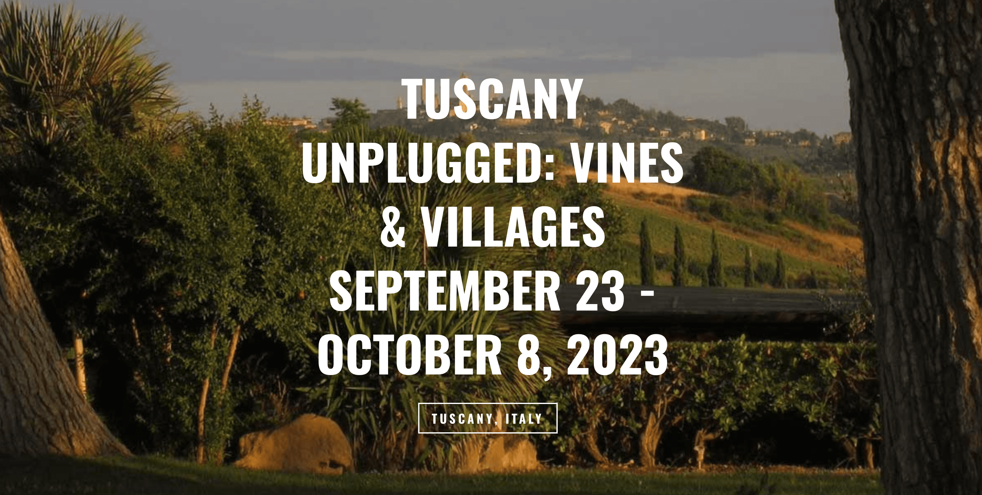 Tuscany landing 2023